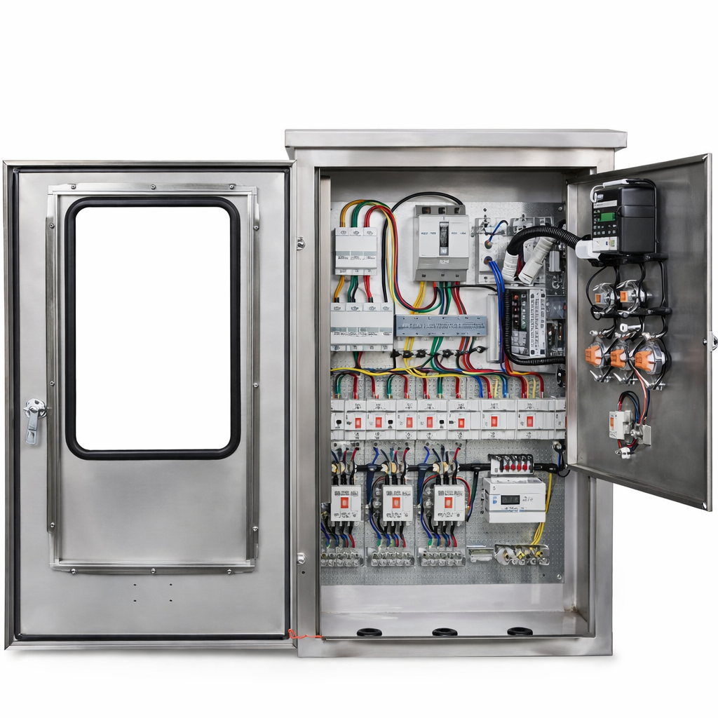 GridSafe Industrial ProMax 3-Phase Automatic Transfer Switch Cabinet