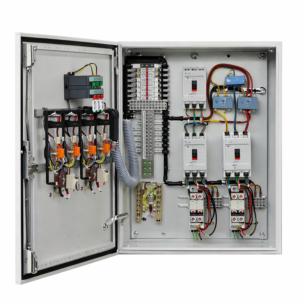 GridSafe Industrial ProMax 3-Phase Automatic Transfer Switch Cabinet